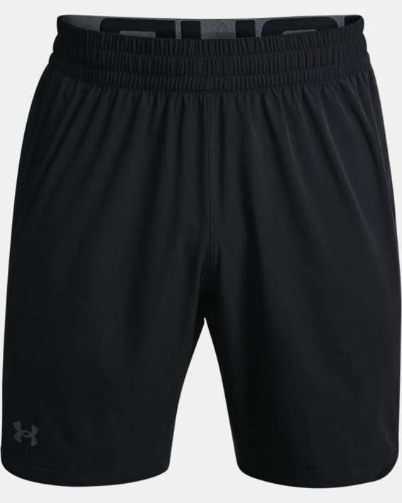 Men's UA Elevated Woven 2.0 Shorts in Black image number 5